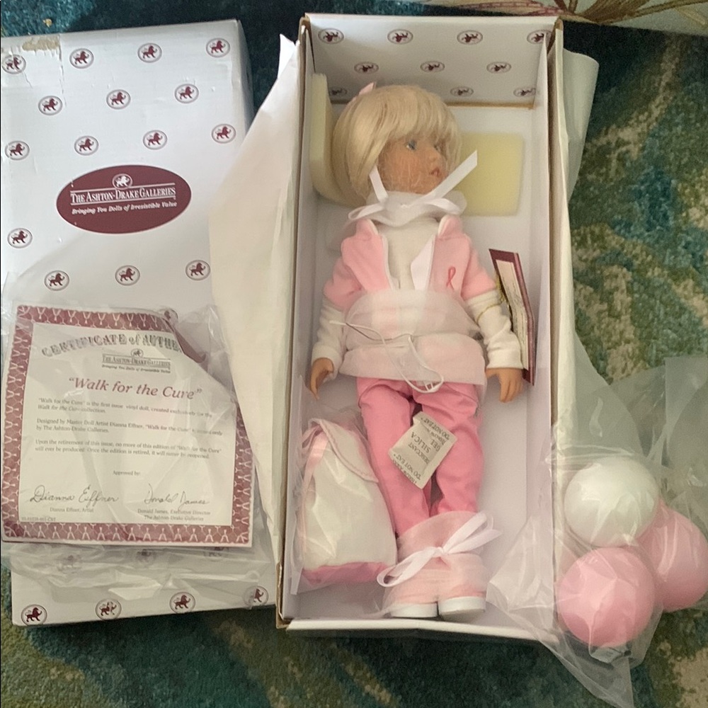 “Walk for the Cure” Doll NWT